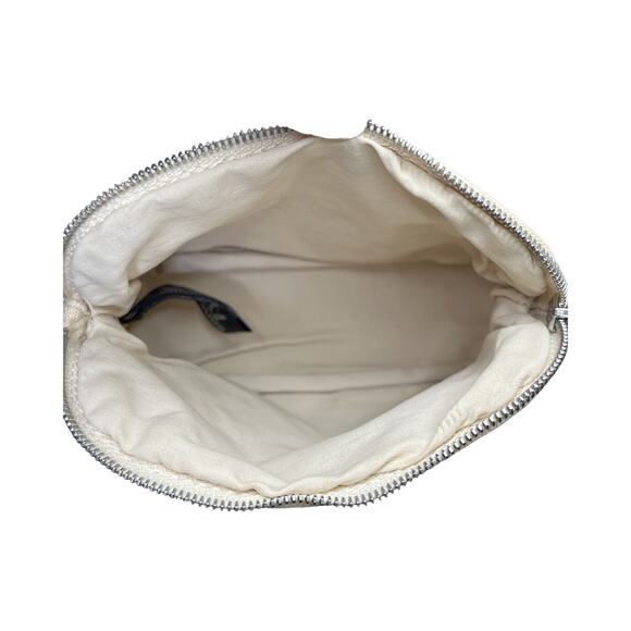 Hermès Bolide Mini Pouch White Canvas Toile H Cosmetic Case Made in France - Picture 9 of 16